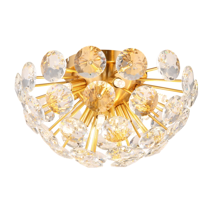 Globo - Φωτιστικό οροφής 10xG9/7W/230V χρυσό διάμετρος 39 cm