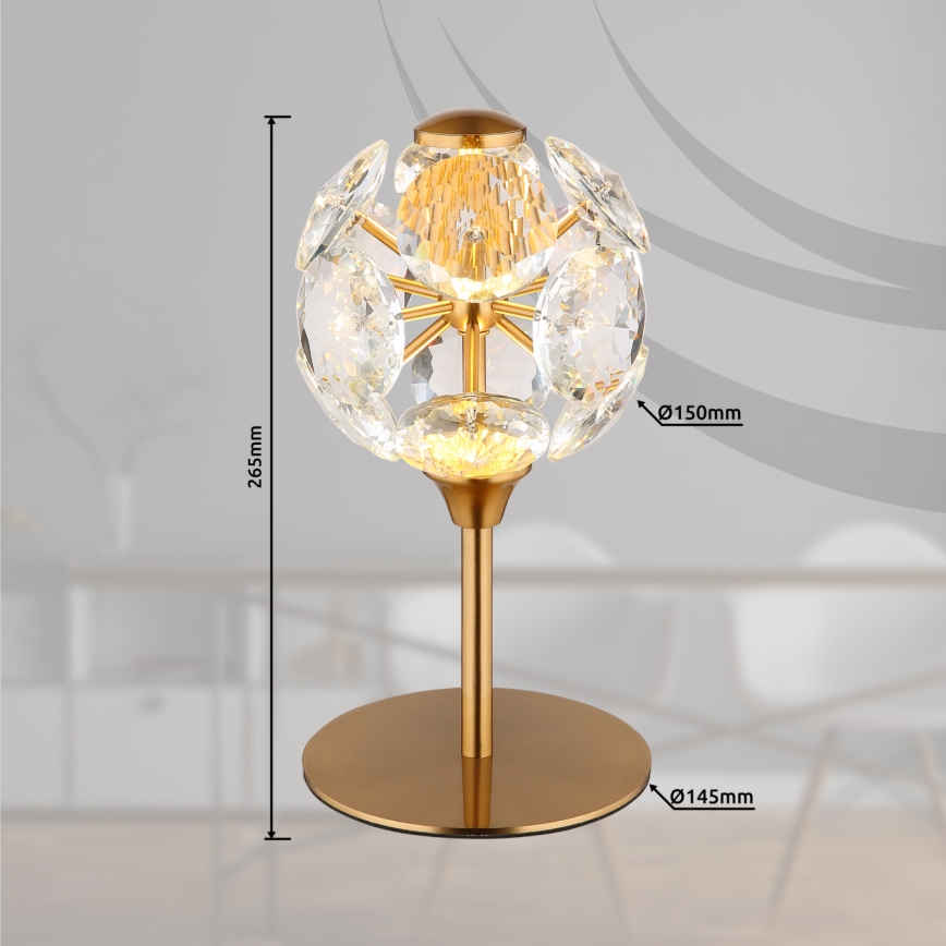Globo - LED Επιτραπέζιο φωτιστικό LED/8W/230V 3000K χρυσό