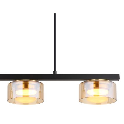 Globo -  Κρεμαστό φωτιστικό οροφής LED 3xGX53/6W/230V φιμέ/καφέ