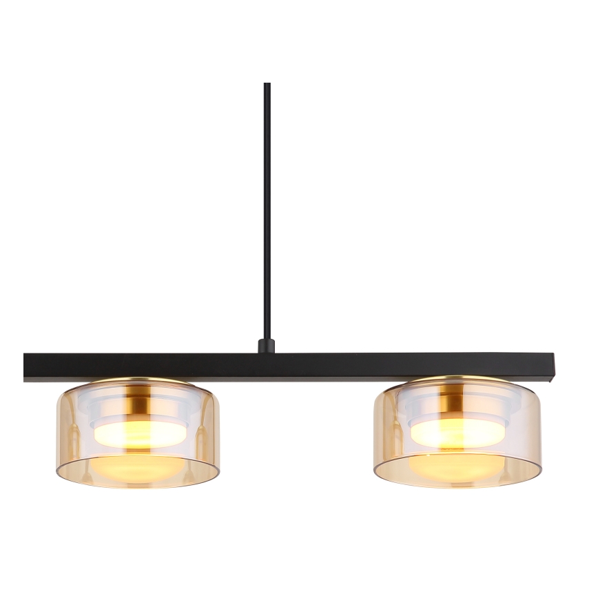 Globo -  Κρεμαστό φωτιστικό οροφής LED 3xGX53/6W/230V φιμέ/καφέ