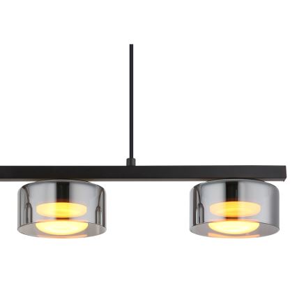 Globo -  Κρεμαστό φωτιστικό οροφής LED 3xGX53/6W/230V φιμέ/μαύρο