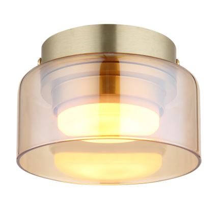 Globo - Φωτιστικό οροφής LED 1xGX53/6W/230V διάμετρος 13 cm φιμέ/καφέ