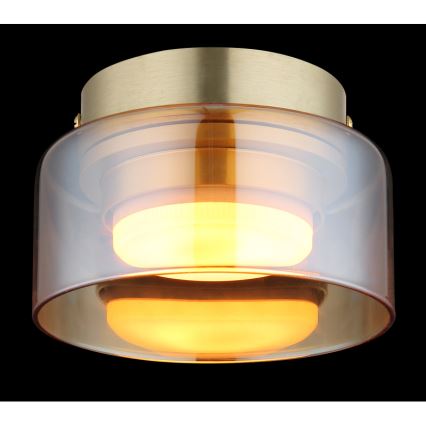 Globo - Φωτιστικό οροφής LED 1xGX53/6W/230V διάμετρος 13 cm φιμέ/καφέ