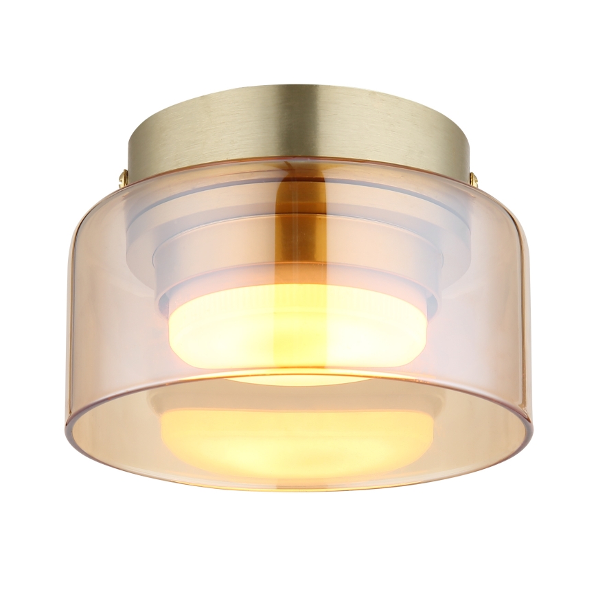 Globo - Φωτιστικό οροφής LED 1xGX53/6W/230V διάμετρος 13 cm φιμέ/καφέ