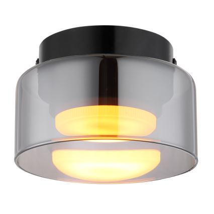 Globo - Φωτιστικό οροφής LED 1xGX53/6W/230V διάμετρος 13 cm φιμέ/μαύρο