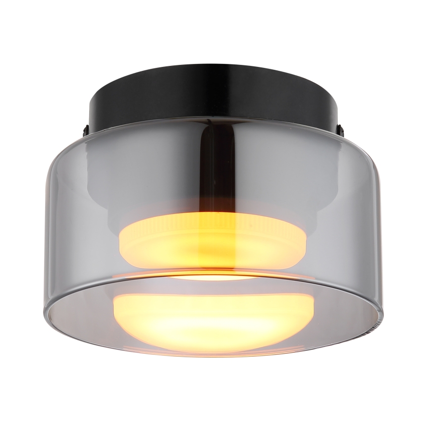 Globo - Φωτιστικό οροφής LED 1xGX53/6W/230V διάμετρος 13 cm φιμέ/μαύρο
