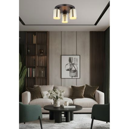 Globo - Φωτιστικό οροφής 3xE27/60W/230V διάμετρος 34,5 cm
