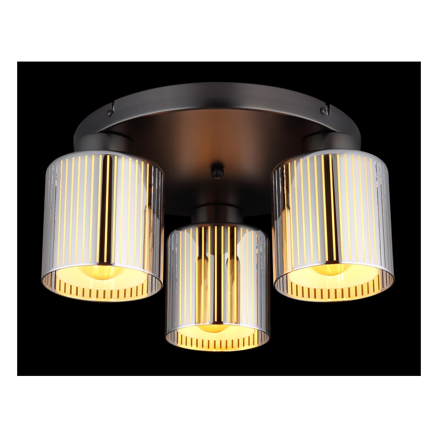 Globo - Φωτιστικό οροφής 3xE27/60W/230V διάμετρος 34,5 cm