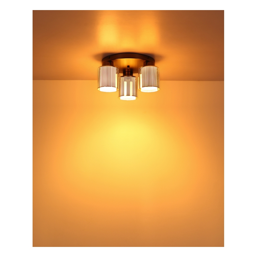 Globo - Φωτιστικό οροφής 3xE27/60W/230V διάμετρος 34,5 cm