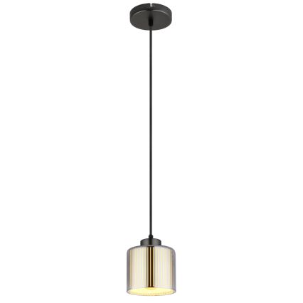 Globo - Κρεμαστό φωτιστικό οροφής 1xE27/60W/230V γυαλιστερό χρώμιο διάμετρος 14 cm