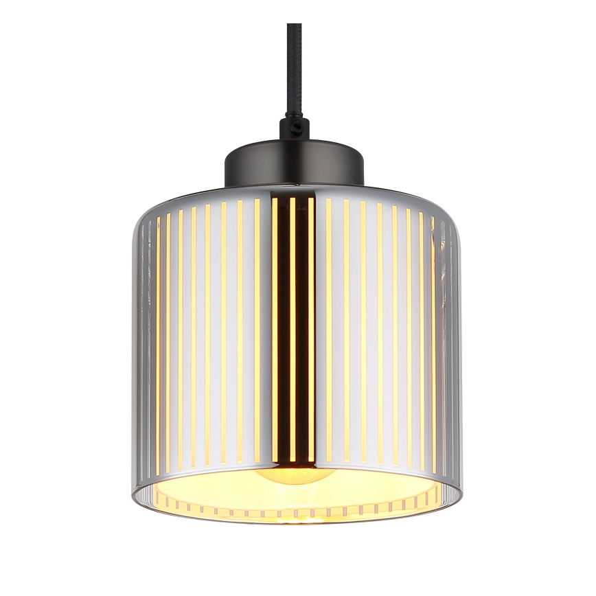 Globo - Κρεμαστό φωτιστικό οροφής 1xE27/60W/230V γυαλιστερό χρώμιο διάμετρος 14 cm