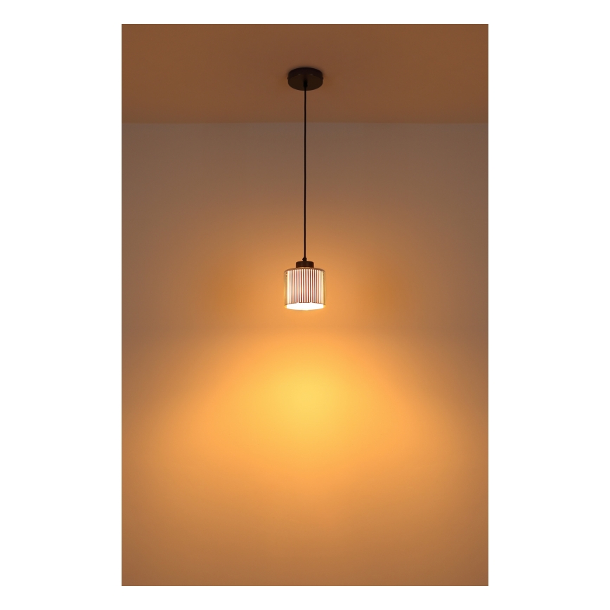 Globo - Κρεμαστό φωτιστικό οροφής 1xE27/60W/230V γυαλιστερό χρώμιο διάμετρος 14 cm