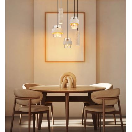 Globo - Κρεμαστό φωτιστικό σε καλώδιο 3xE27/40W/230V + 2xGU10/10W