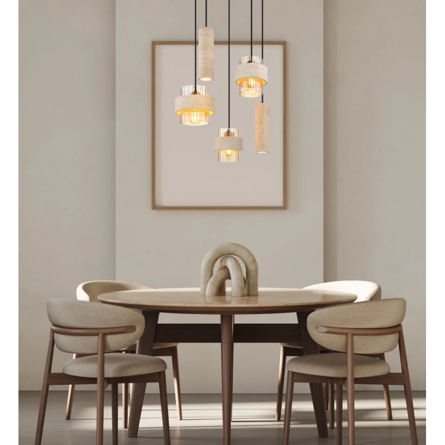 Globo - Κρεμαστό φωτιστικό σε καλώδιο 3xE27/40W/230V + 2xGU10/10W