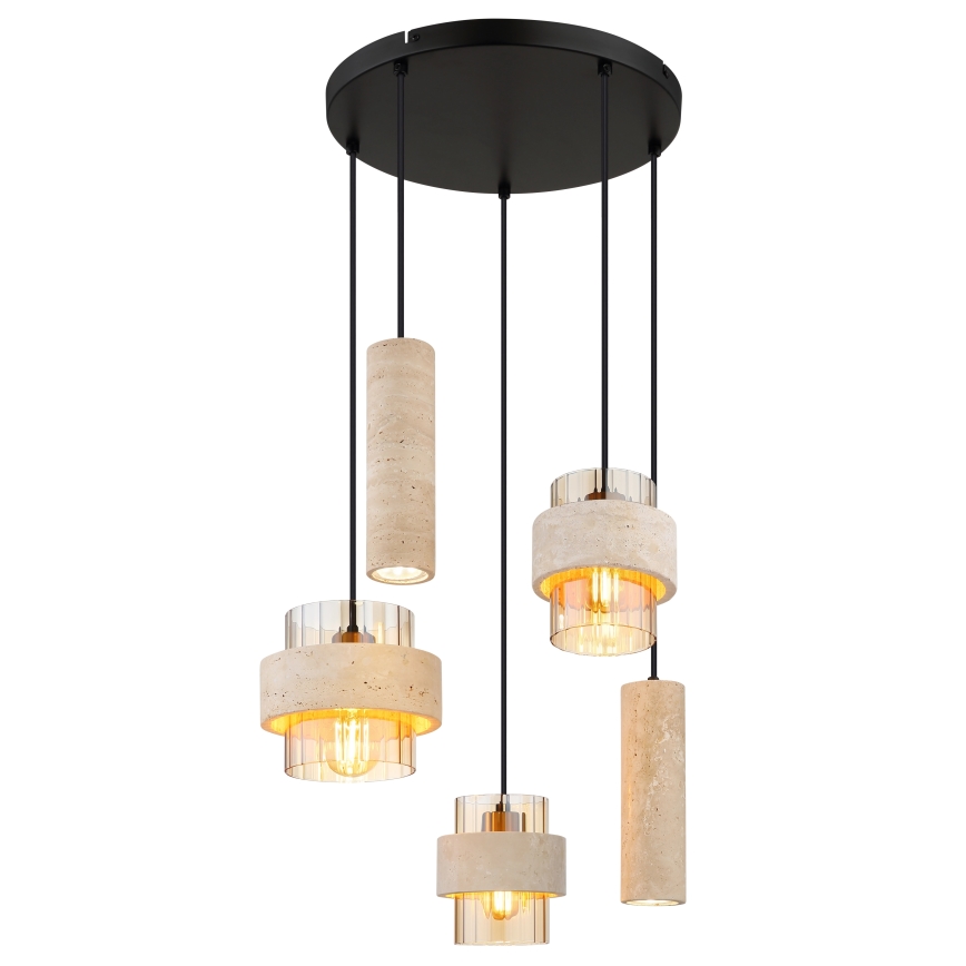 Globo - Κρεμαστό φωτιστικό σε καλώδιο 3xE27/40W/230V + 2xGU10/10W