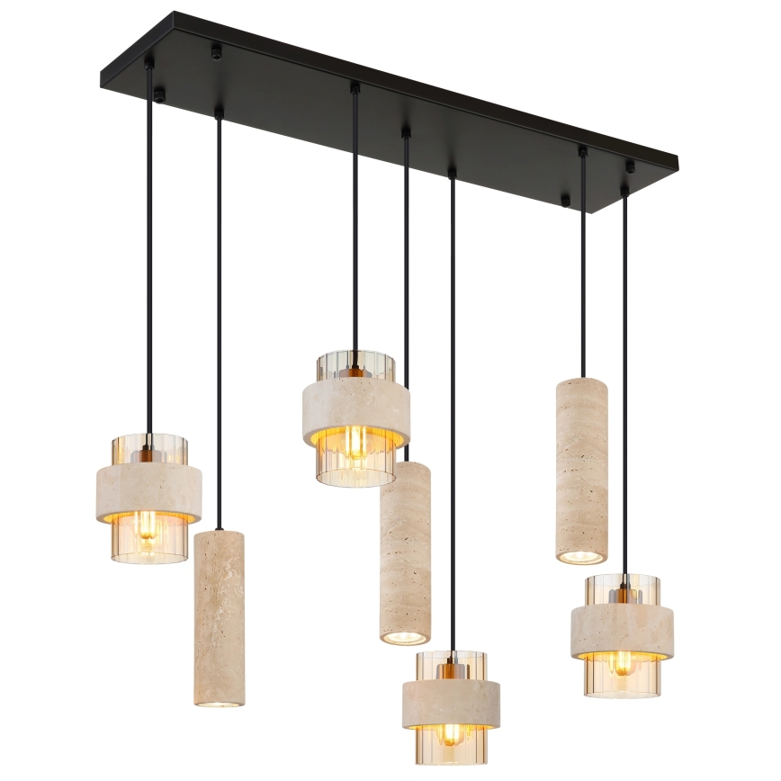 Globo - Κρεμαστό φωτιστικό με καλώδιο 4xE27/40W/230V + 3xGU10/10W