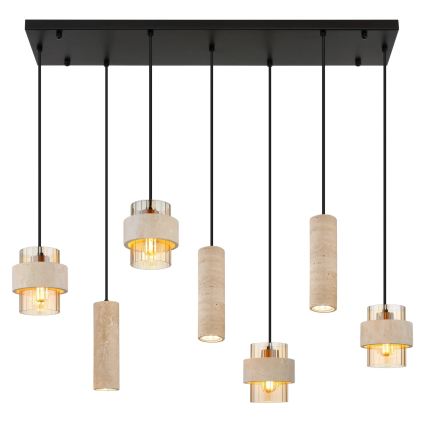 Globo - Κρεμαστό φωτιστικό με καλώδιο 4xE27/40W/230V + 3xGU10/10W