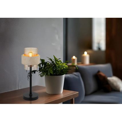Globo - Επιτραπέζιο φωτιστικό 1xE27/40W/230V τραβερτίνη