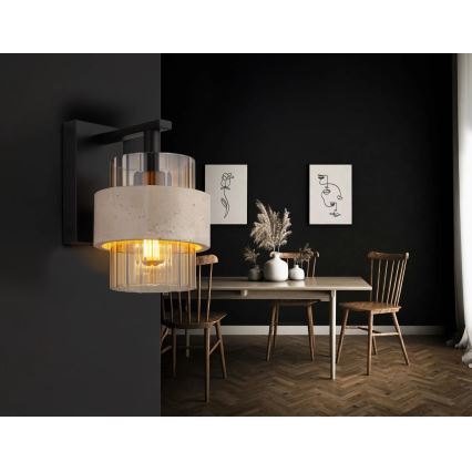 Globo - Επιτοίχιο φωτιστικό 1xE27/40W/230V