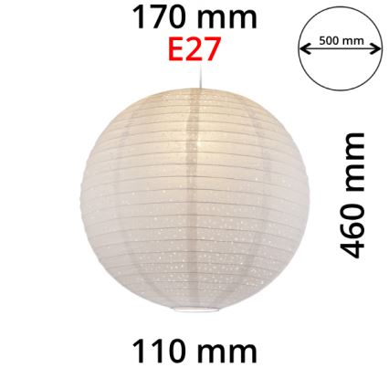 GLOBO 16911 - Καπέλο για πολυέλαιο VARYS E27 διάμ. 50 εκ.