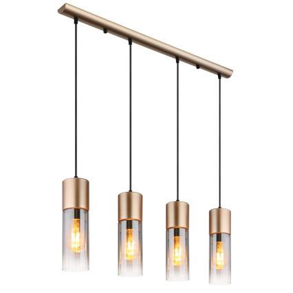 Globo - Κρεμαστό φωτιστικό οροφής 3xE27/25W/230V μπρονζέ