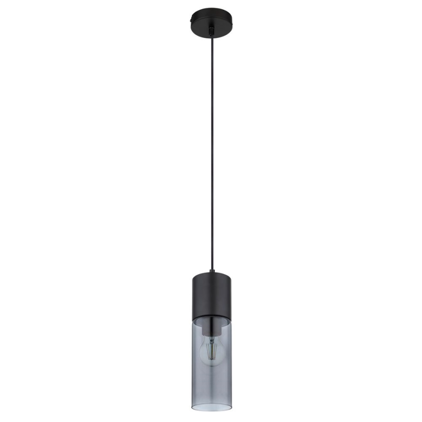 Globo - Κρεμαστό φωτιστικό οροφής 1xE27/25W/230V διάμετρος 10,5 cm μαύρο