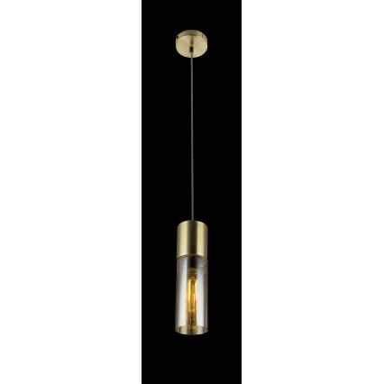 Globo - Κρεμαστό φωτιστικό οροφής 1xE27/25W/230V διάμετρος 10,5 cm ορείχαλκος