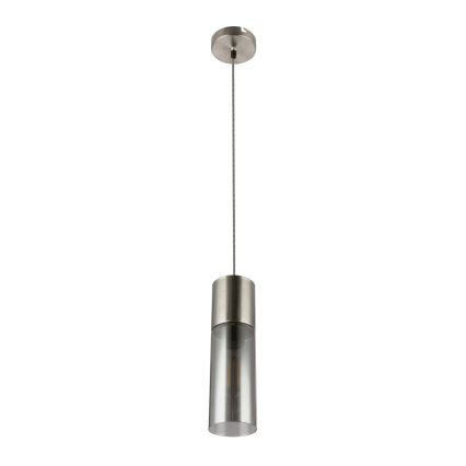 Globo - Κρεμαστό φωτιστικό οροφής 1xE27/25W/230V διάμετρος 10,5 cm ματ χρώμιο
