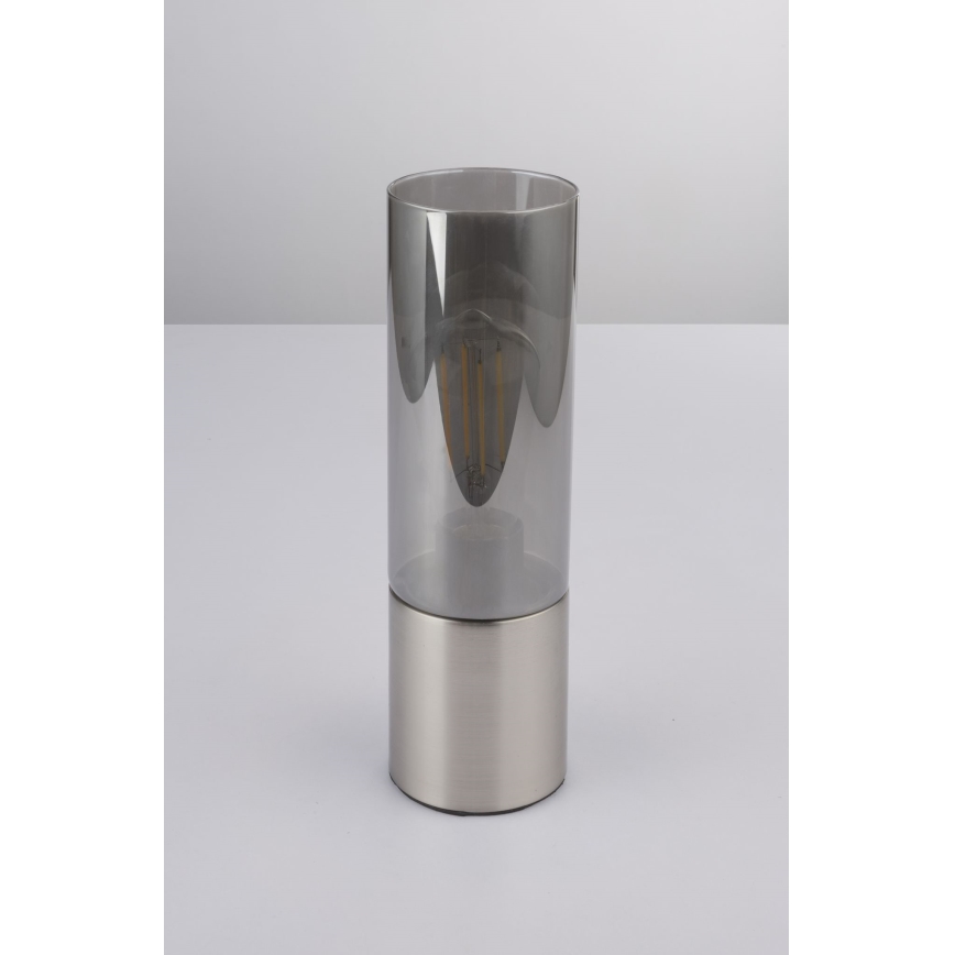 Globo - Επιτραπέζια λάμπα αφής 1xE27/25W/230V διάμετρος 9 cm ματ χρώμιο