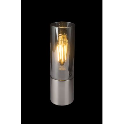 Globo - Επιτραπέζια λάμπα αφής 1xE27/25W/230V διάμετρος 9 cm ματ χρώμιο