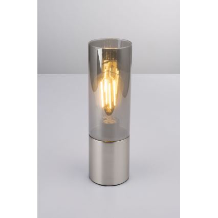 Globo - Επιτραπέζια λάμπα αφής 1xE27/25W/230V διάμετρος 9 cm ματ χρώμιο