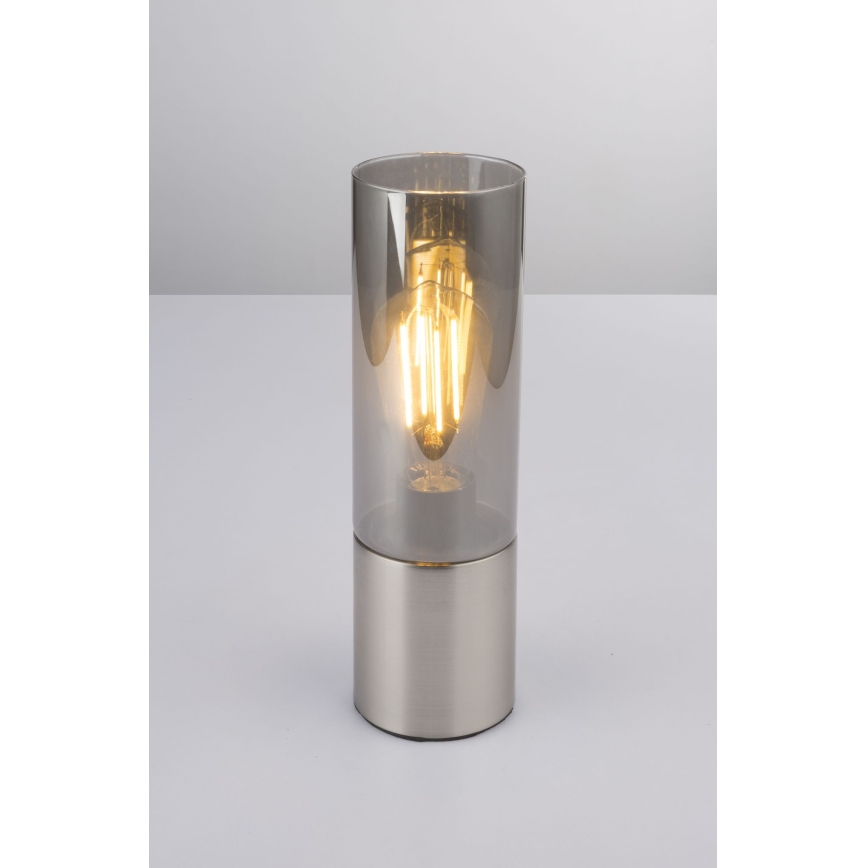 Globo - Επιτραπέζια λάμπα αφής 1xE27/25W/230V διάμετρος 9 cm ματ χρώμιο
