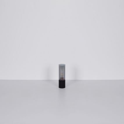 Globo - Επιτραπέζιο φωτιστικό αφής 1xE27/25W/230V διάμ. 9 εκ. μαύρο