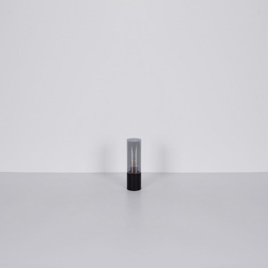 Globo - Επιτραπέζιο φωτιστικό αφής 1xE27/25W/230V διάμ. 9 εκ. μαύρο