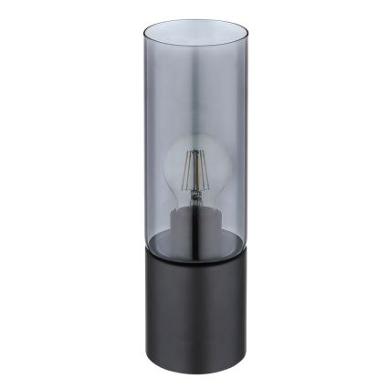 Globo - Επιτραπέζιο φωτιστικό αφής 1xE27/25W/230V διάμ. 9 εκ. μαύρο