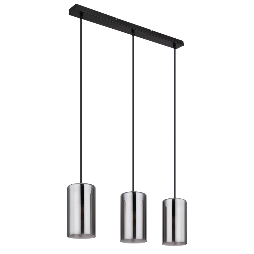 Globo - Κρεμαστό φωτιστικό οροφής 3xE14/25W/230V μαύρο