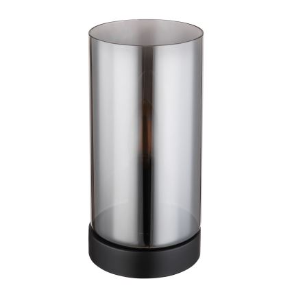 Globo - Eπιτραπέζιο φωτιστικό 1xE14/25W/230V διάμετρος 11 cm μαύρο