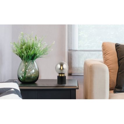 Globo - Eπιτραπέζια λάμπα 1xE14/25W/230V ορείχαλκος