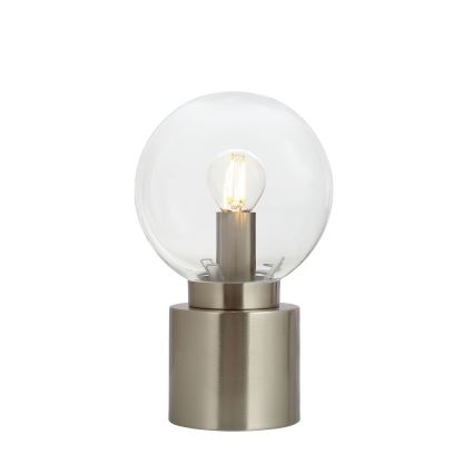 Globo - Eπιτραπέζιο φωτιστικό 1xE14/25W/230V γυαλιστερό χρώμιο