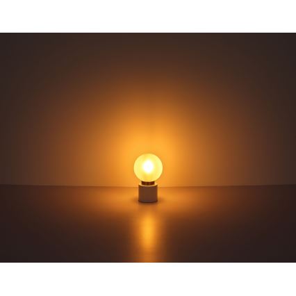 Globo - Eπιτραπέζια λάμπα 1xE14/25W/230V λευκό