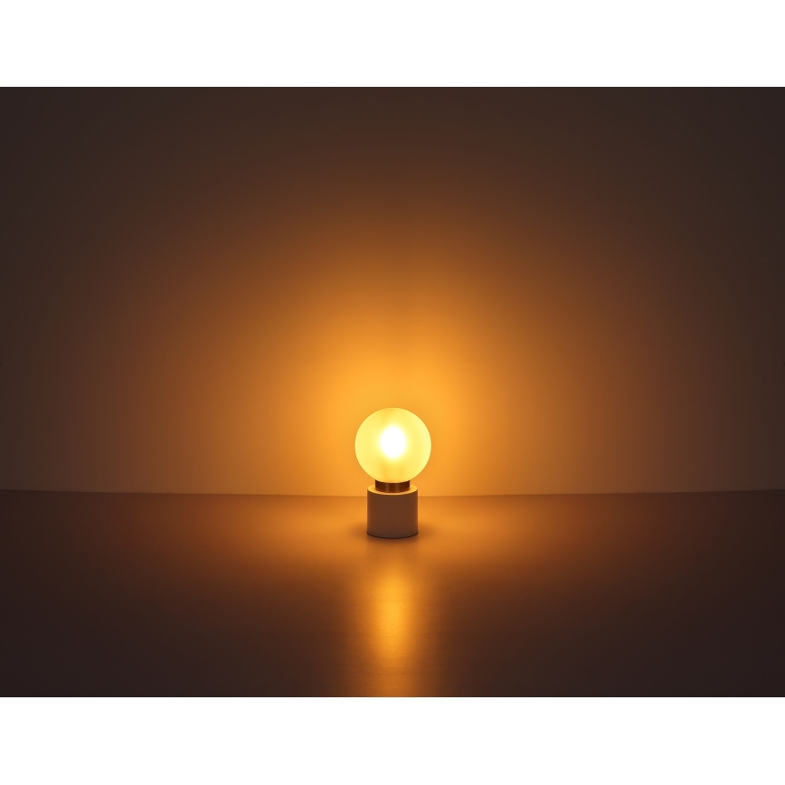 Globo - Eπιτραπέζια λάμπα 1xE14/25W/230V λευκό