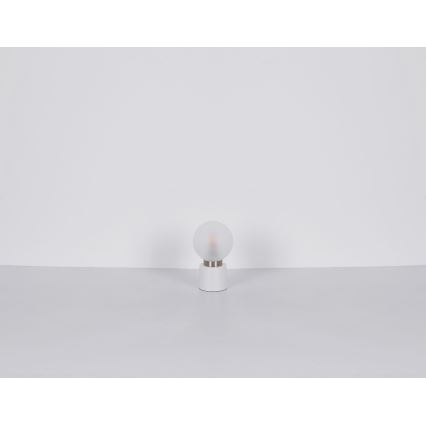 Globo - Eπιτραπέζια λάμπα 1xE14/25W/230V λευκό