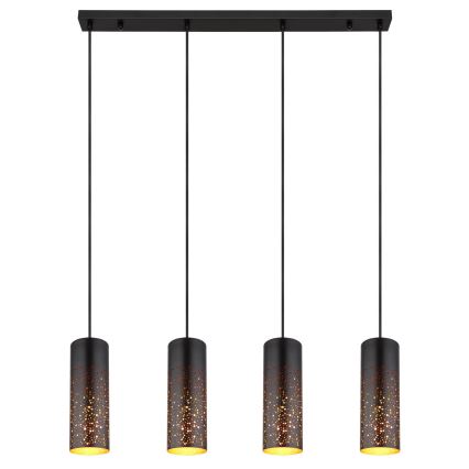Globo - Πολύφωτο με συρματόσχοινο 4xE27/40W/230V