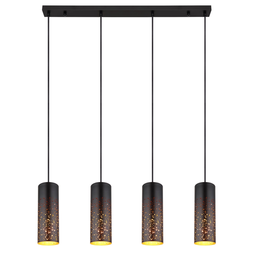 Globo - Πολύφωτο με συρματόσχοινο 4xE27/40W/230V