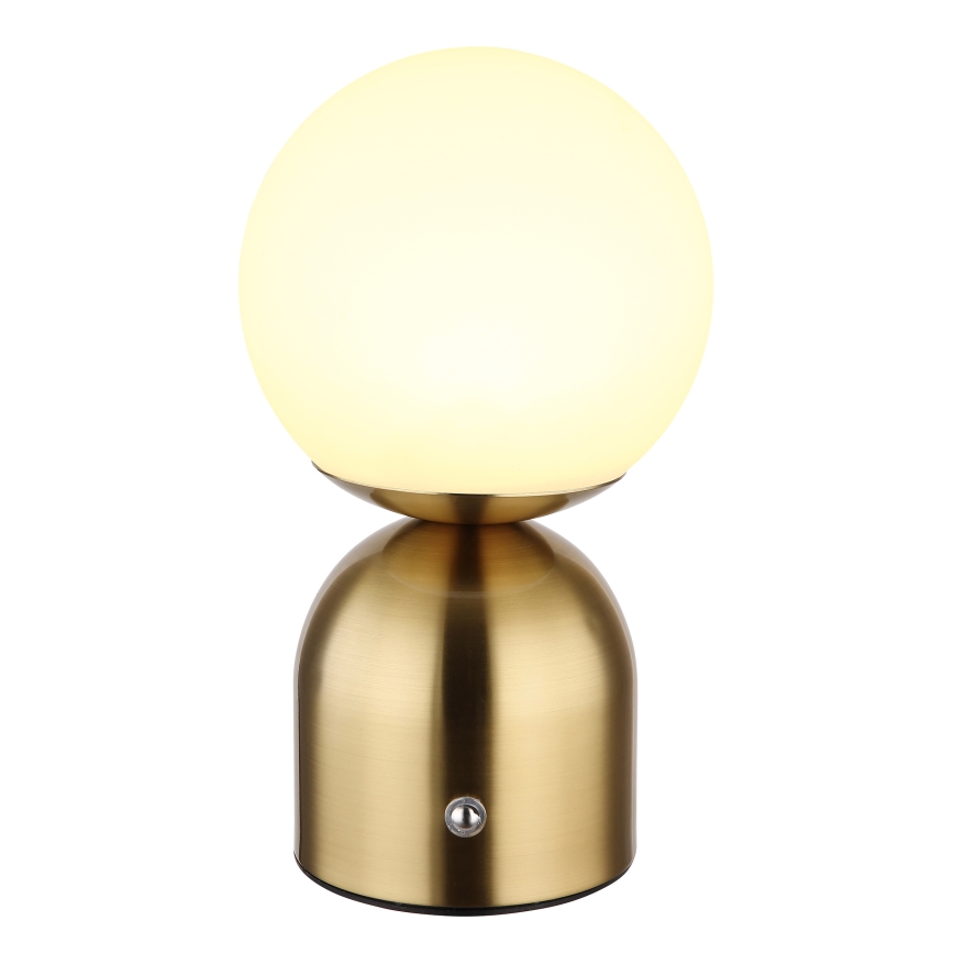 Globo - Επιτραπέζια λάμπα αφής dimming LED LED/2,5W/3,7V 2700K/4000K/6500K 1800 mAh USB ορείχαλκος