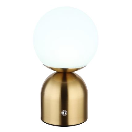 Globo - Επιτραπέζια λάμπα αφής dimming LED LED/2,5W/3,7V 2700K/4000K/6500K 1800 mAh USB ορείχαλκος
