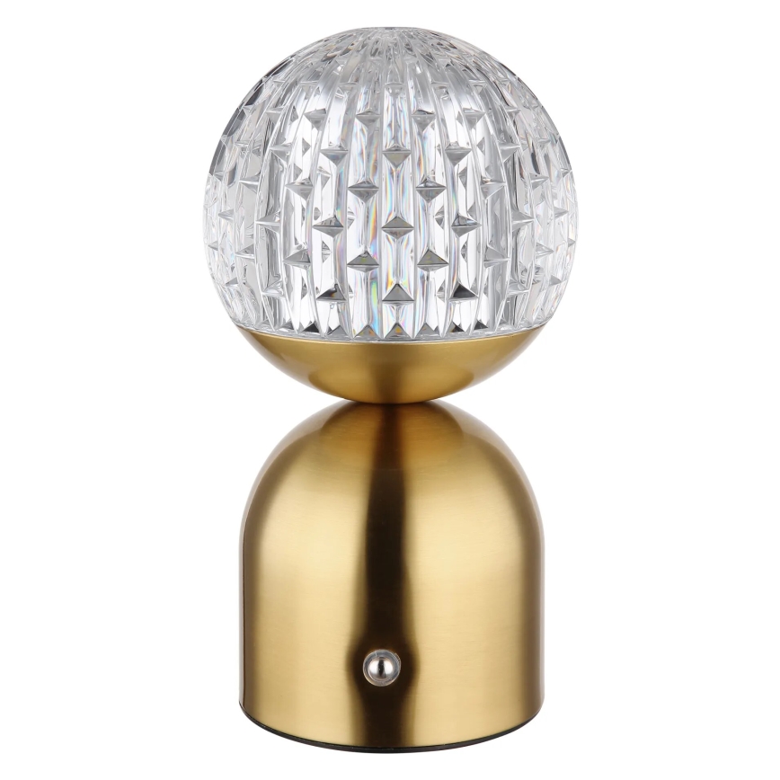 Globo - Επιτραπέζια λάμπα αφής dimming LED LED/2,5W/3,7V 2700/4000/6500K 1800 mAh USB ορείχαλκος