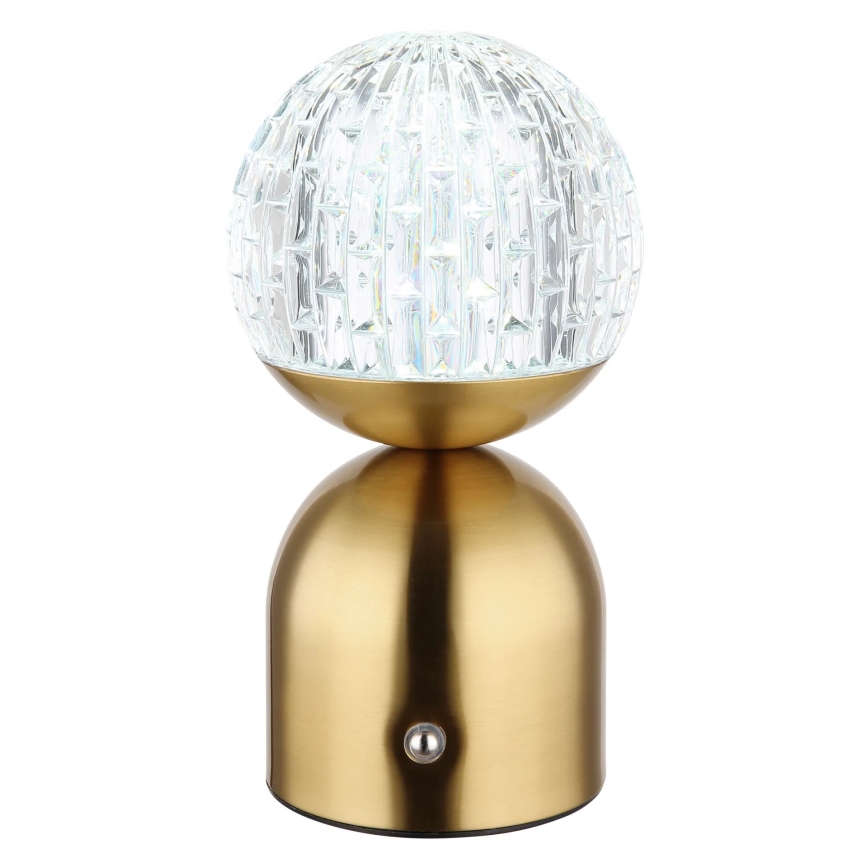 Globo - Επιτραπέζια λάμπα αφής dimming LED LED/2,5W/3,7V 2700/4000/6500K 1800 mAh USB ορείχαλκος