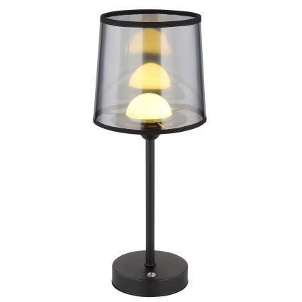 Globo - LED Dimmable επαναφορτιζόμενο επιτραπέζιο φωτιστικό αφής LED/2,5W/3,7V 2700/4000/6500K 1800 mAh μαύρο