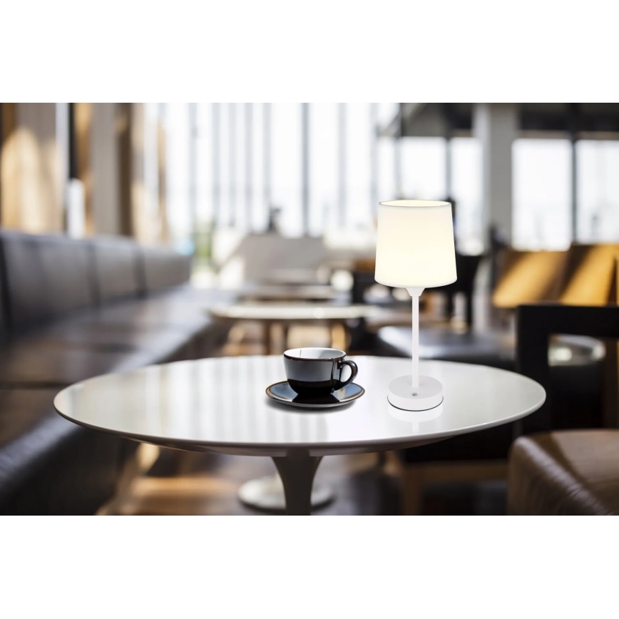 Globo - LED Dimmable επαναφορτιζόμενο επιτραπέζιο φωτιστικό αφής LED/2,5W/3,7V 2700/4000/6500K 1800 mAh λευκό